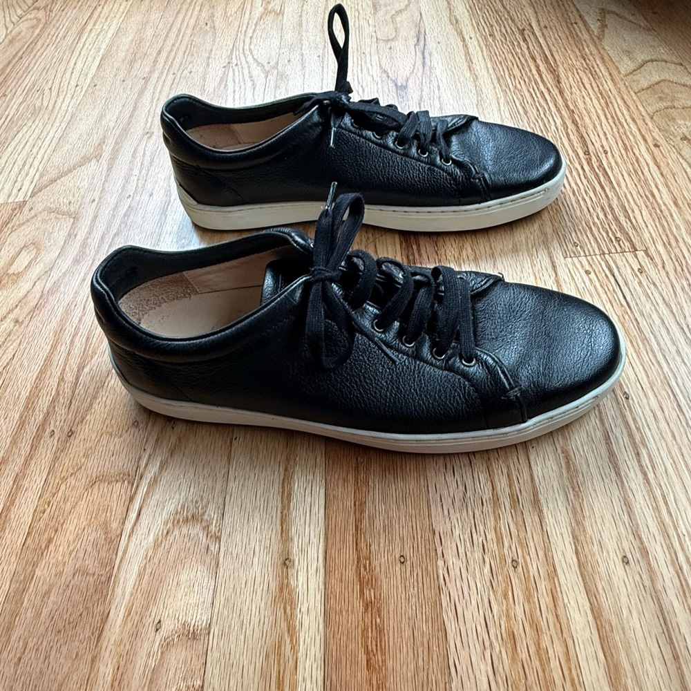 Black Leather Rag & Bone Sneakers